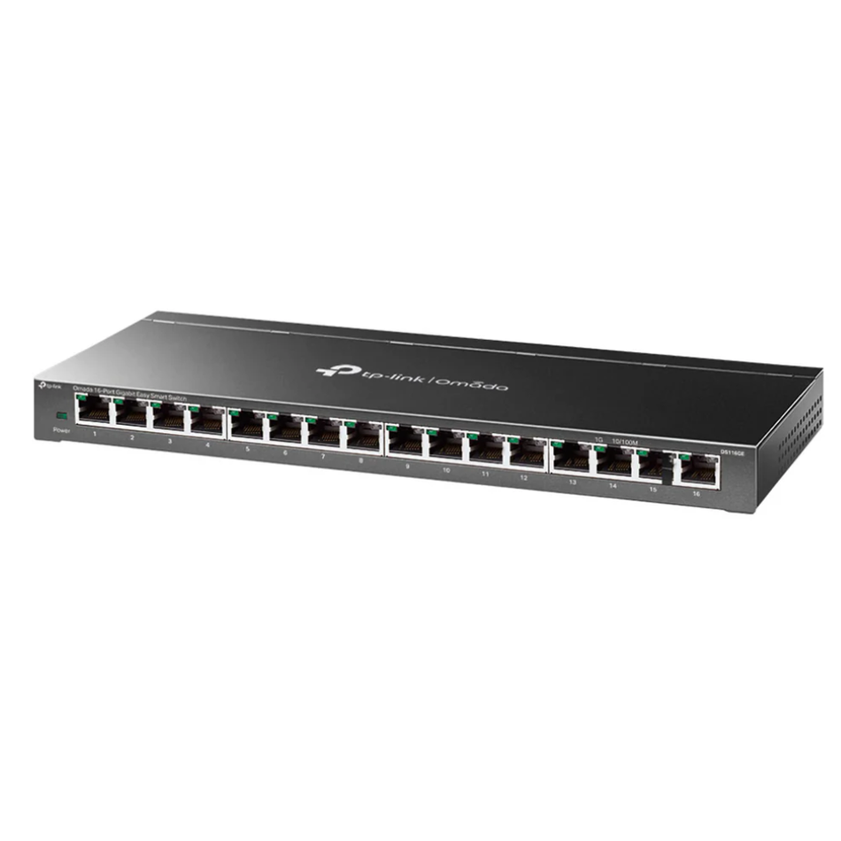 TP-LINK DS116GE SWITCH SMART OMADA  EASY 16-PUERTOS GB