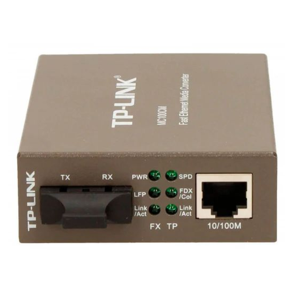 TP-LINK MC100CM MEDIA CONVERTER MULTIMODO 10/100M RJ45 SC 10/100Mbps 2Km