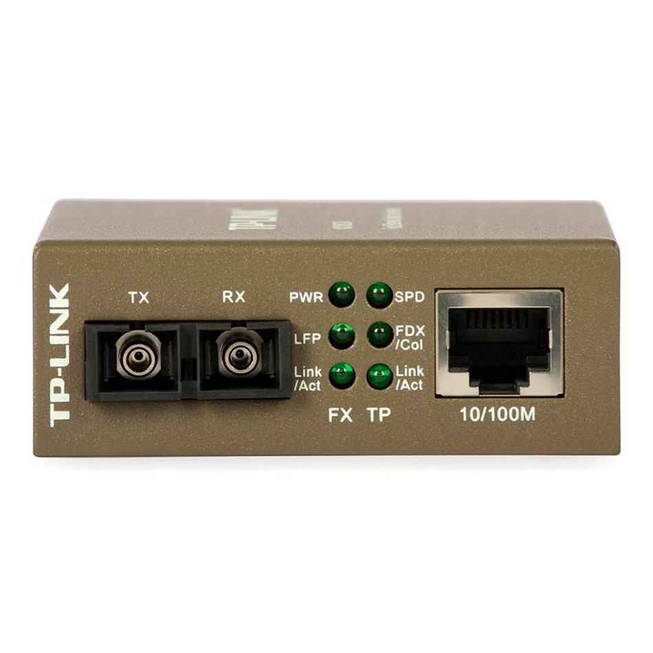 TP-LINK MC100CM MEDIA CONVERTER MULTIMODO 10/100M RJ45 SC 10/100Mbps 2Km