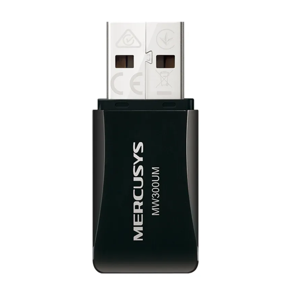 MERCUSYS MW300UM MINI ADAPTADOR USB INALAMBRICO N300