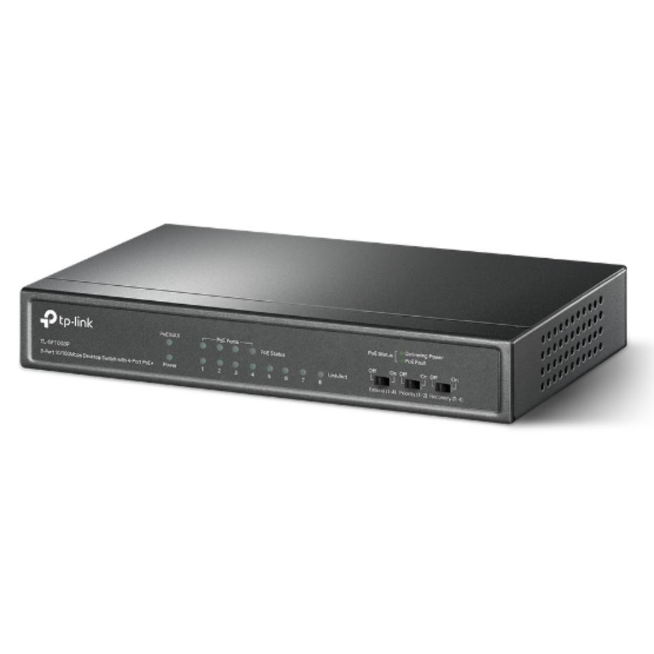 TP-LINK  TL-SF1008P SWITCH 8 PUERTOS FAST ETHERNET POE 57W