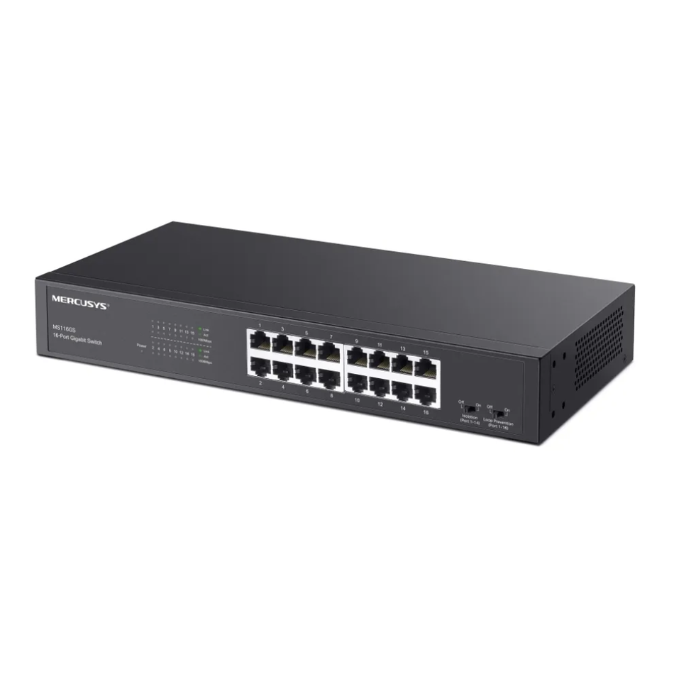 MERCUSYS MS116GS SWITCH 16 PUERTOS GIGABIT