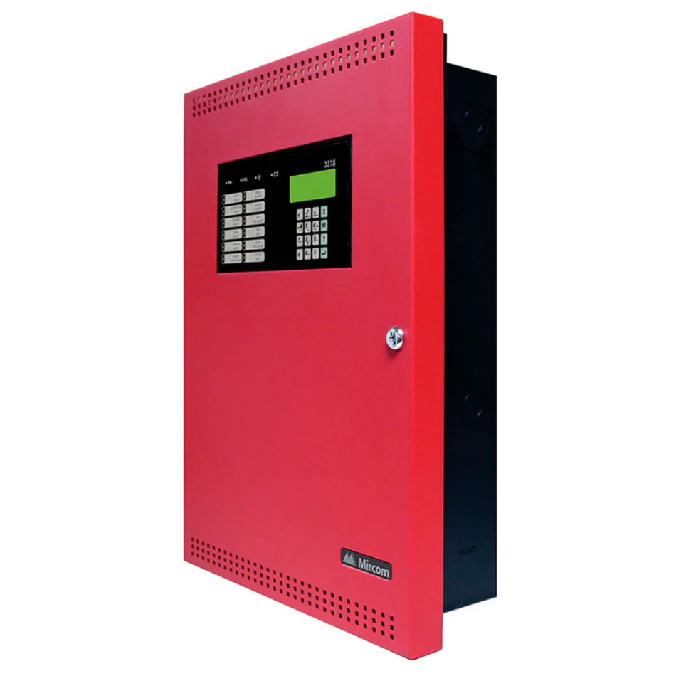 MIRCOM FX31-38 PANEL DE ALARMA DE INCENDIOS DIRECCIONABLE 318 PUNTOS PROTOCOLO AP/CLIP