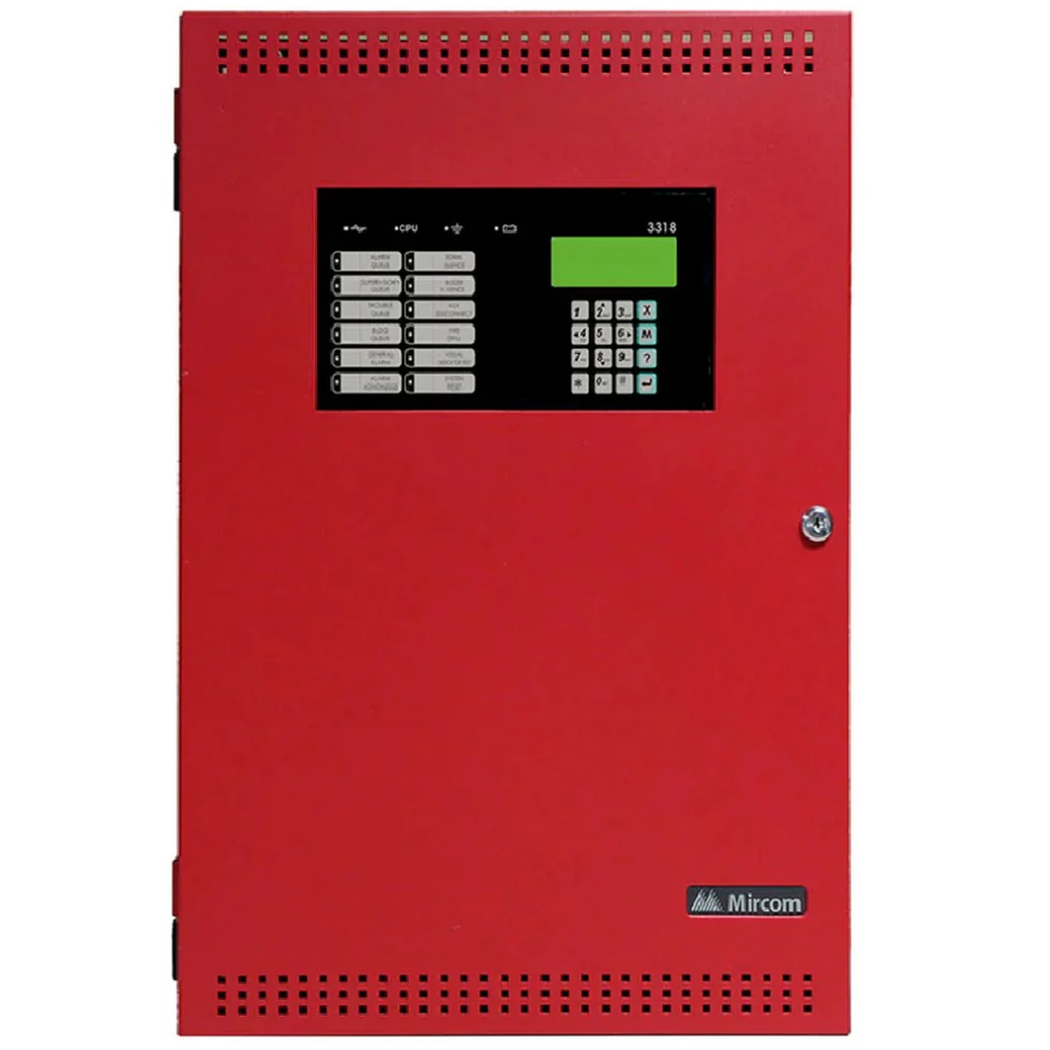 MIRCOM FX-400R PANEL DE ALARMA CONTRA INCENDIO DIRECCIONABLE HASTA 240 PUNTOS