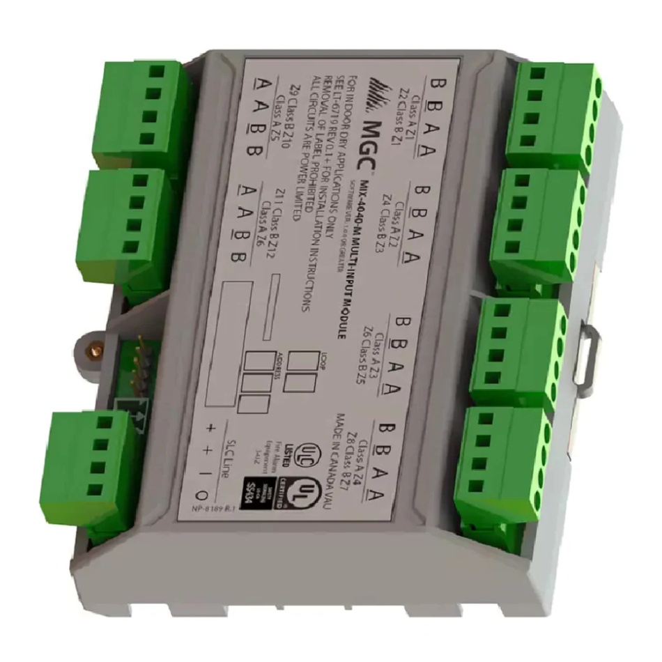 MIRCOM MIX-4040-M MÓDULO MÚLTIPLE PARA SERIE FX400