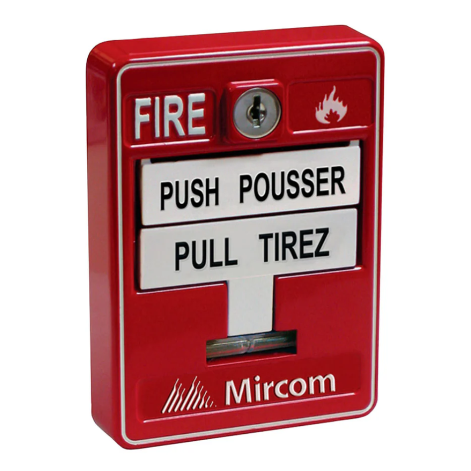 MIRCOM MS-710MPU ESTACIÓN MANUAL DIRECCIONABLE DOBLE ACCIÓN CON LLAVE