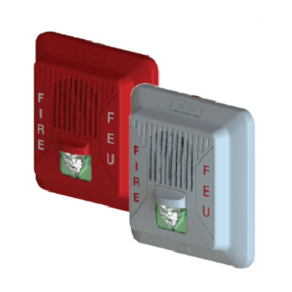 MIRCOM SPPS-204-70R ALTAVOZ DE PARED CON ESTROBOSCÓPICA, 70V, COLOR ROJO