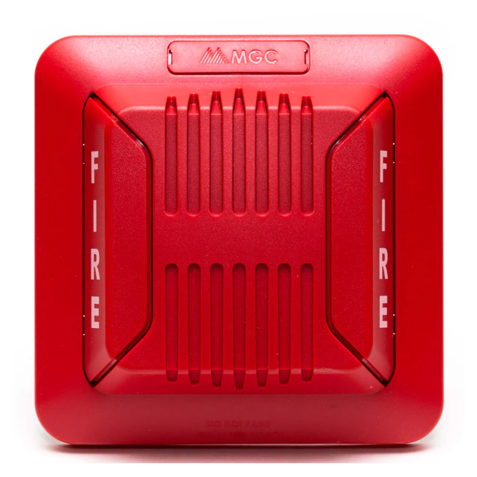 MIRCOM FH-400-RR BOCINA DE MONTAJE EN PARED 24 V, COLOR ROJO