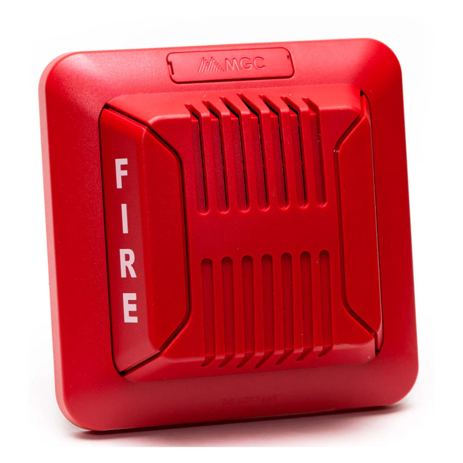 MIRCOM FH-400-RR BOCINA DE MONTAJE EN PARED 24 V, COLOR ROJO