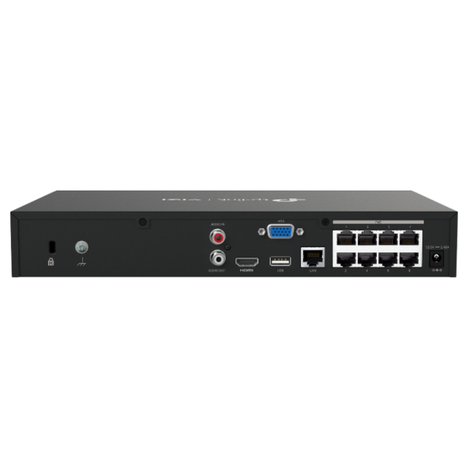 TP-LINK VIGI NVR1008H-8MP GRABADOR DE VIDEO NVR DE 8 CANALES POE+ 113W