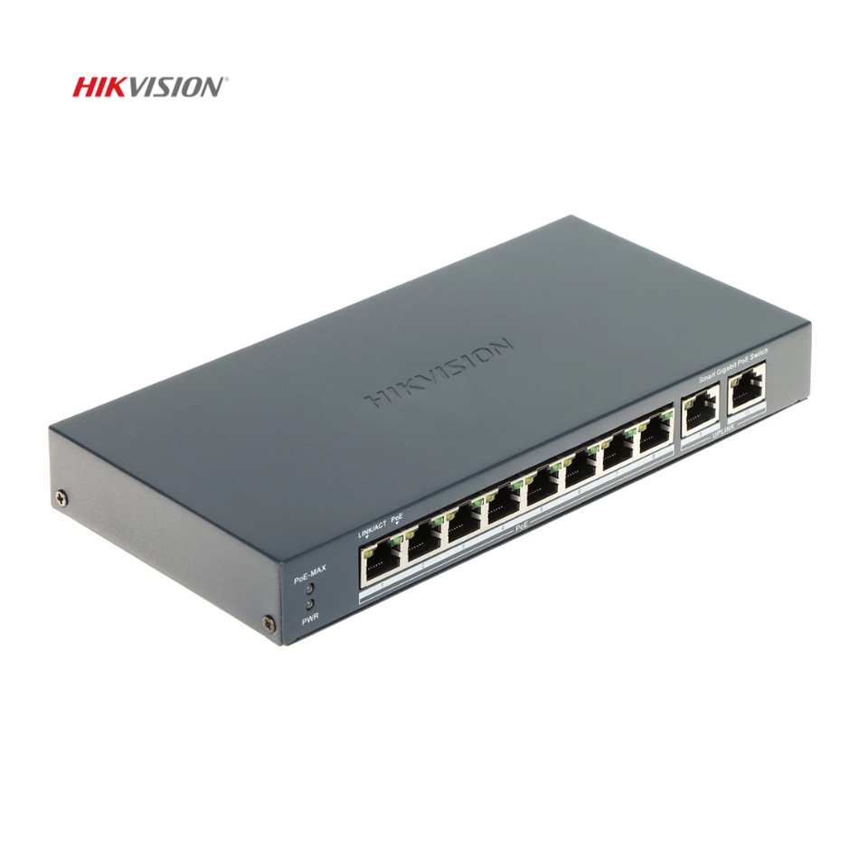 HIKVISION DS-3E1510P-SI SWITCH 8 POE 1P FIBRA ADMINISTRABLE