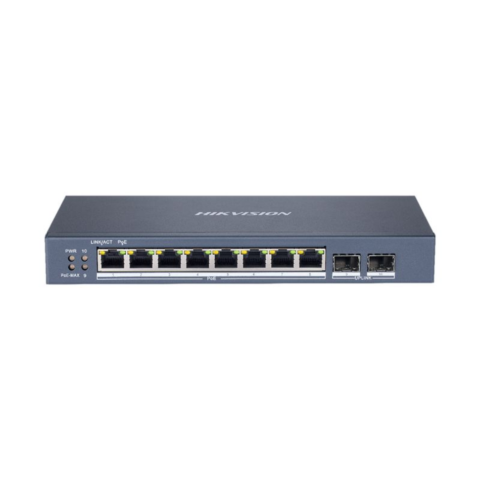 HIKVISION DS-3E1510P-SI SWITCH 8 POE 1P FIBRA ADMINISTRABLE