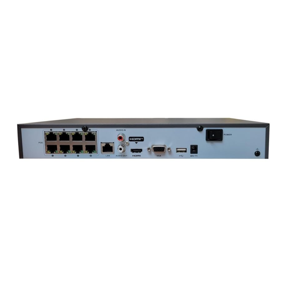 HIKVISION DS-7608NI-Q1/8P GRABADOR NVR 08CH (8POE)