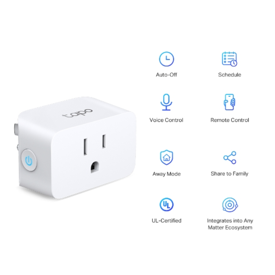 TP-LINK TAPO P125M  ENCHUFE SMART MINI MATTER COMPATIBLE AMAZON ALEXA