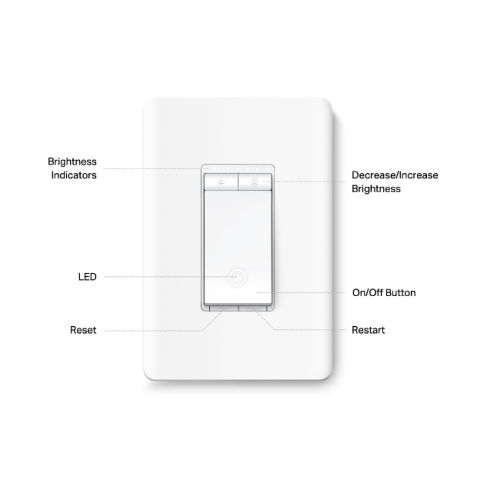 TP-LINK TAPO S500D INTERRUPTOR REGULADOR DE LUZ WI-FI SMART