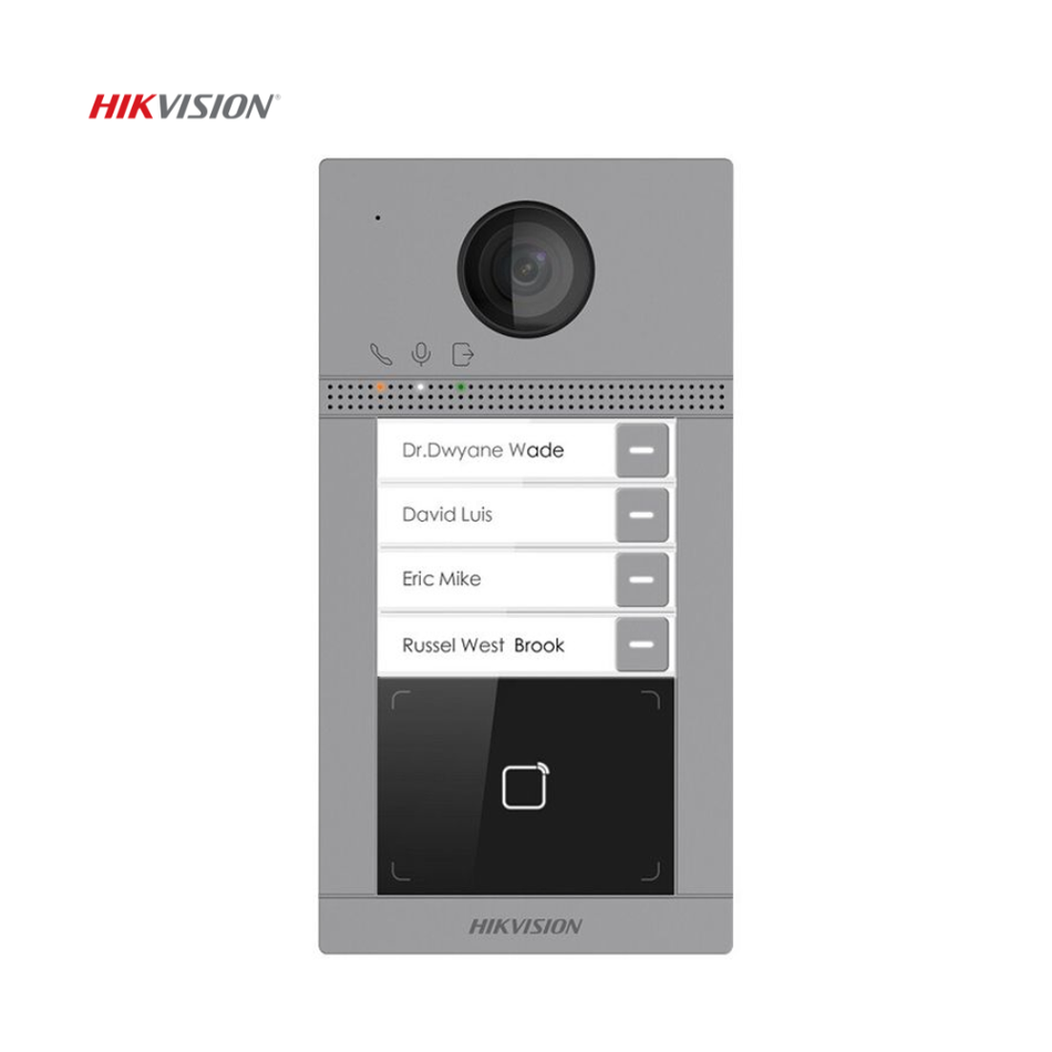 HIKVISION DS-KV8413-WME1 VIDEO PORTERO IP 4 BOTONES EDIFICIOS O CASAS