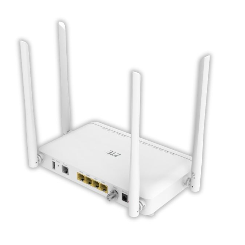 ZTE F6600R ROUTER WIFI 6 AX3000 DOBLE BANDA TRIPLE-PLAY  GPON