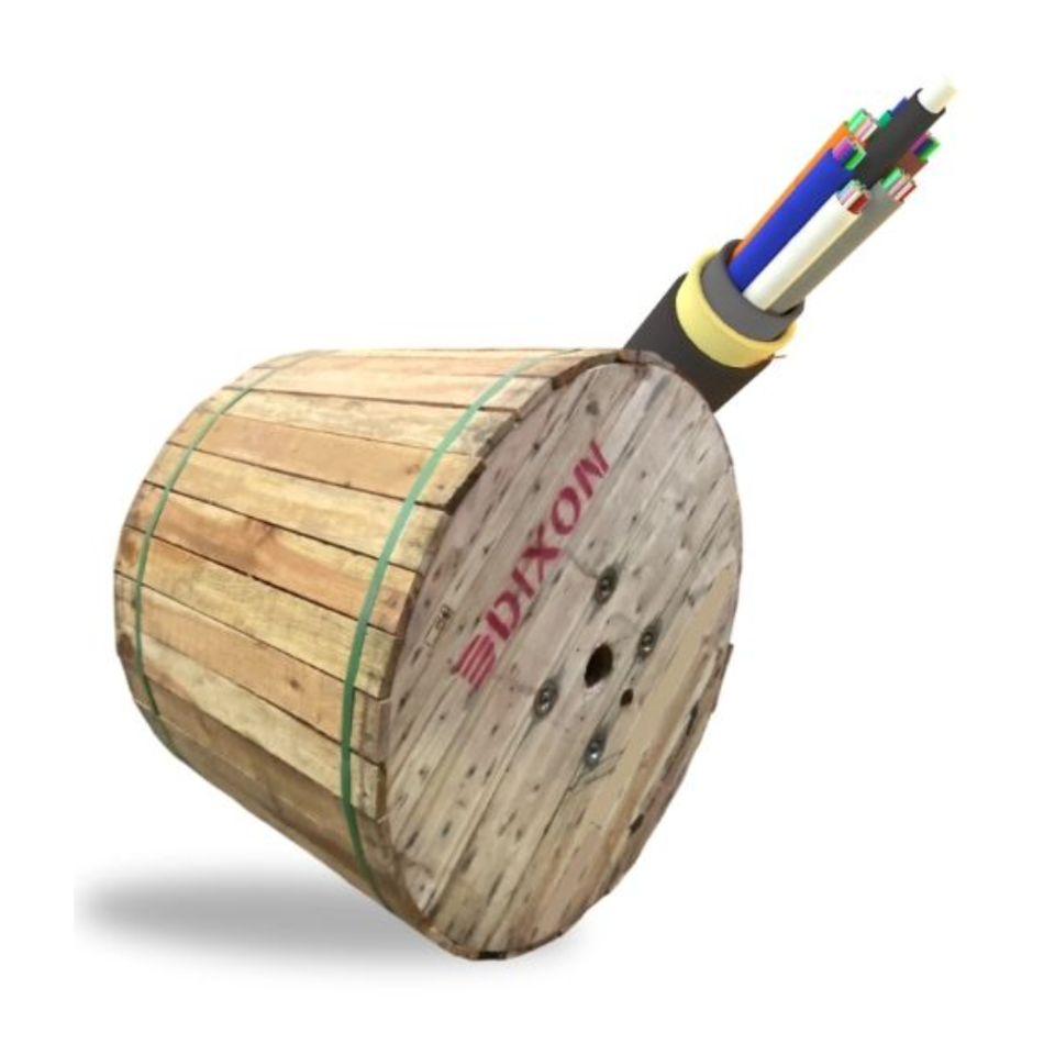 DIXON 100M-ADSS-48B1.3 FIBRA OPTICA ADSS 48 HILOS SPAN 100 G652