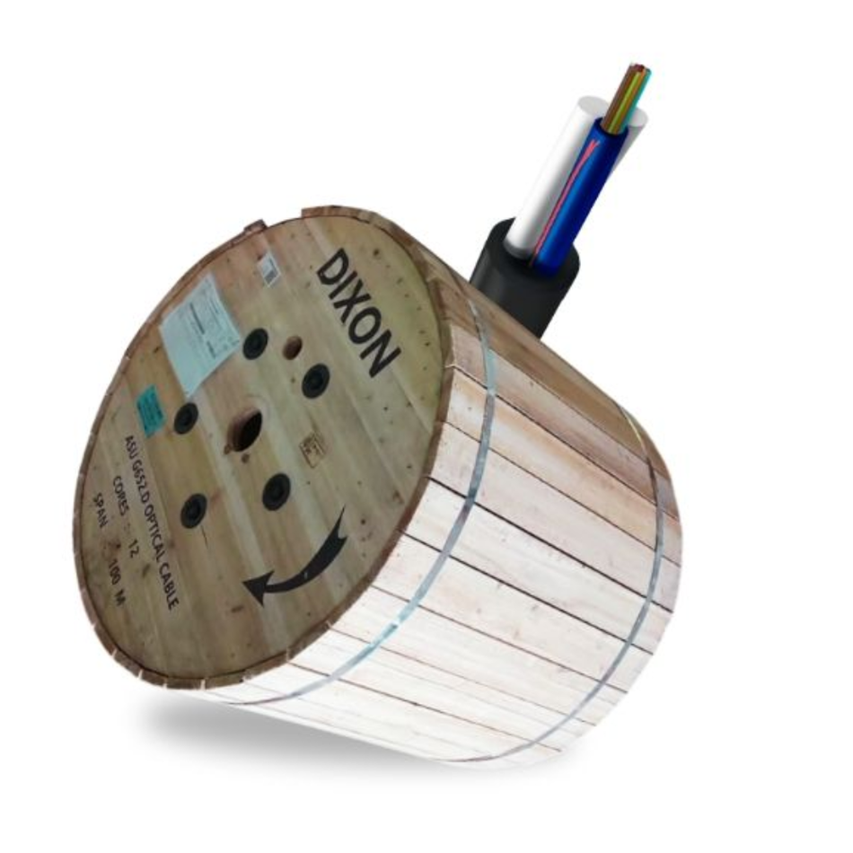 DIXON 100M-GYFY-8B1.3 FIBRA OPTICA ASU 8 HILOS SPAN 100 G652
