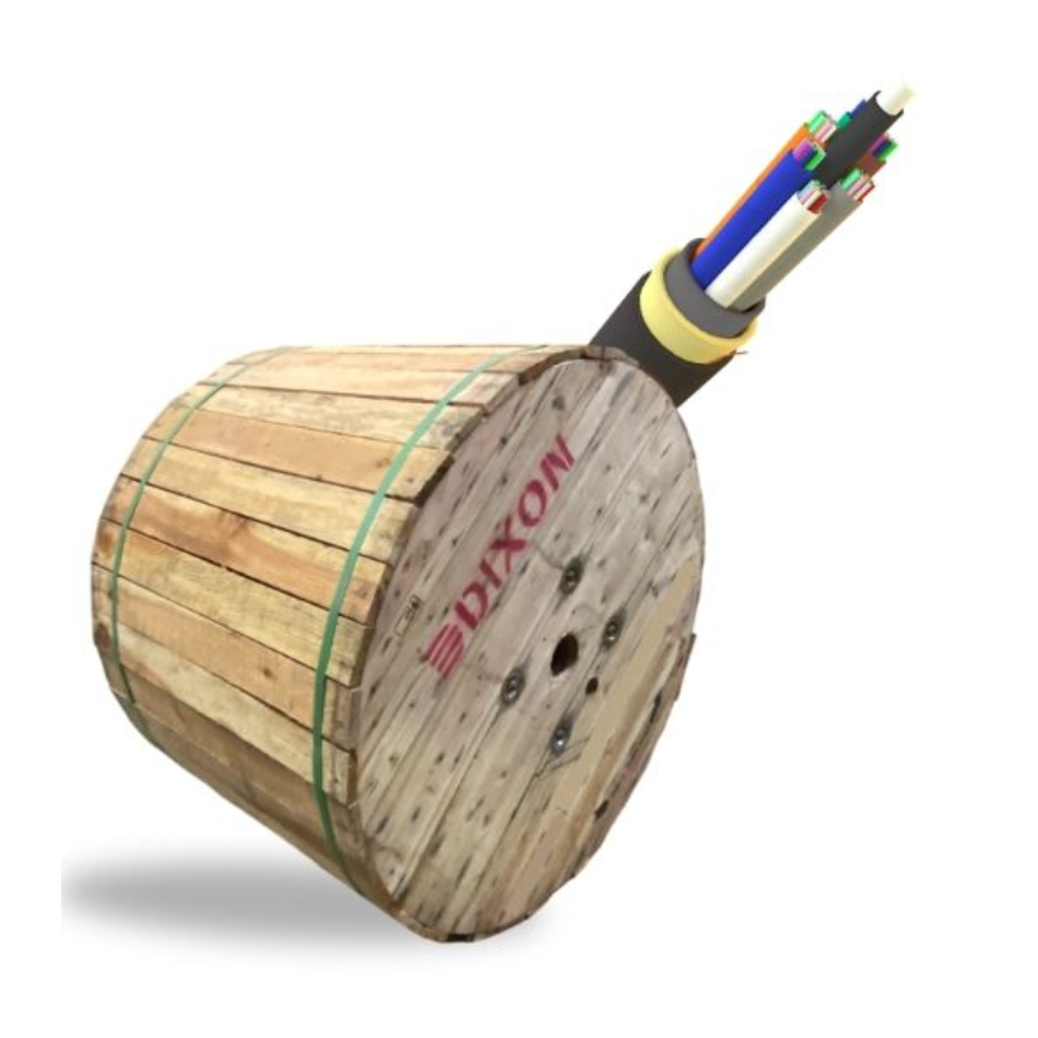 DIXON 200M-ADSS-24B1.3 FIBRA OPTICA ADSS 24 HILOS SPAN 200 G652