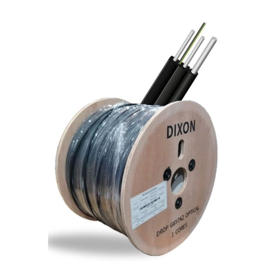 DIXON GJYXFCH-4B6A2 FIBRA OPTICA DROP 4 FIBRAS  G657A2