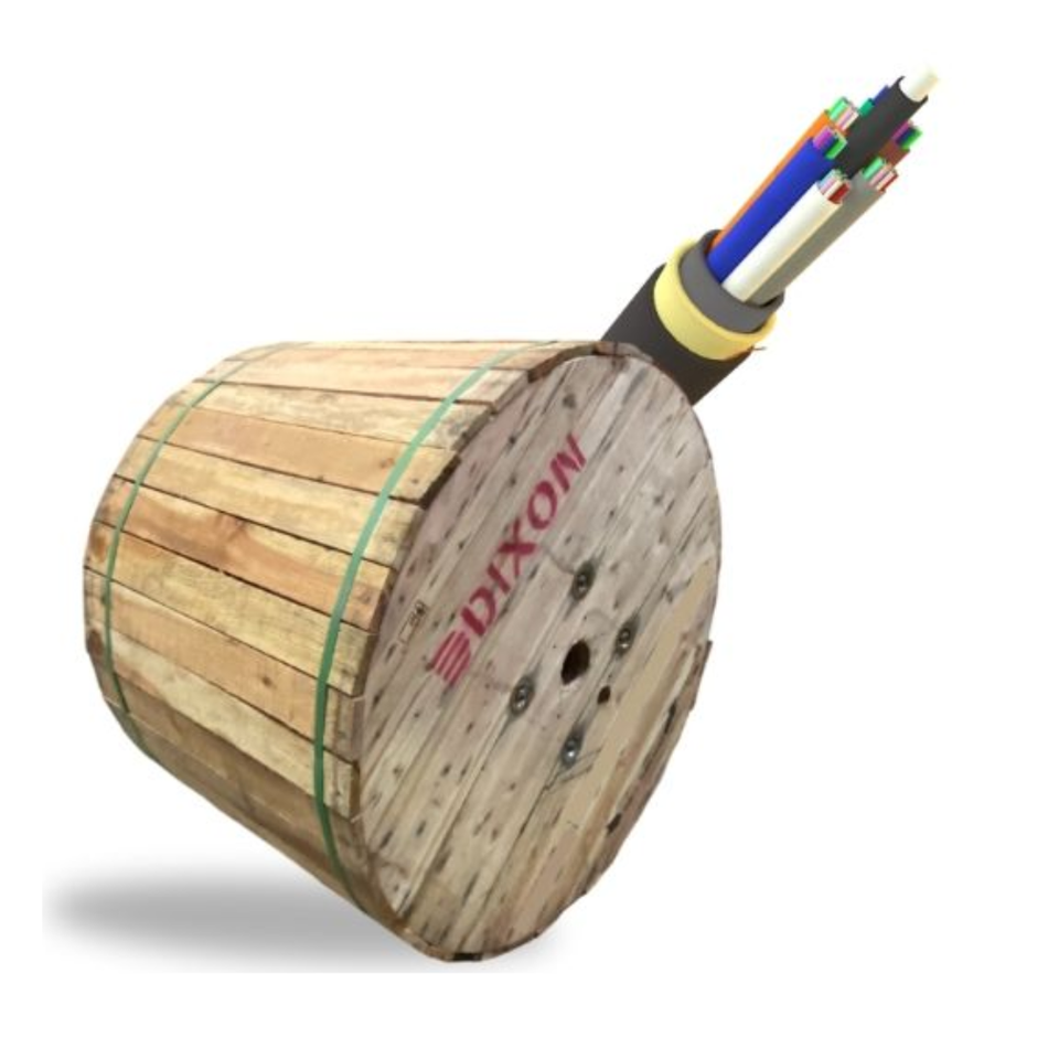 DIXON 200M-ADSS-48B1.3 FIBRA OPTICA ADSS 48 HILOS SPAN 200