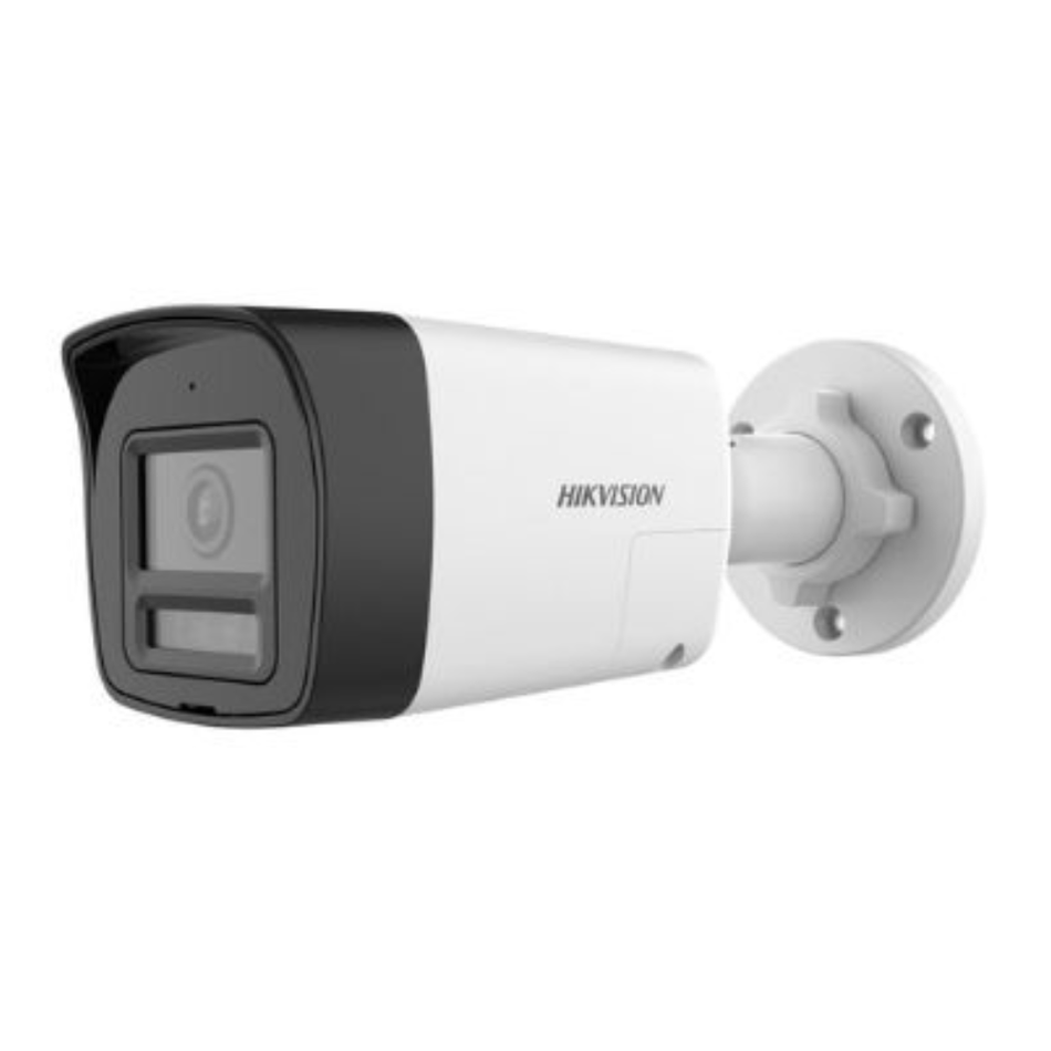 HIKVISION DS-2CE16K0T-LPXTS CAMARA DE SEGURIDAD 3K LENTE FIJO IR25 AUDIO 2 VÍAS ALARMA