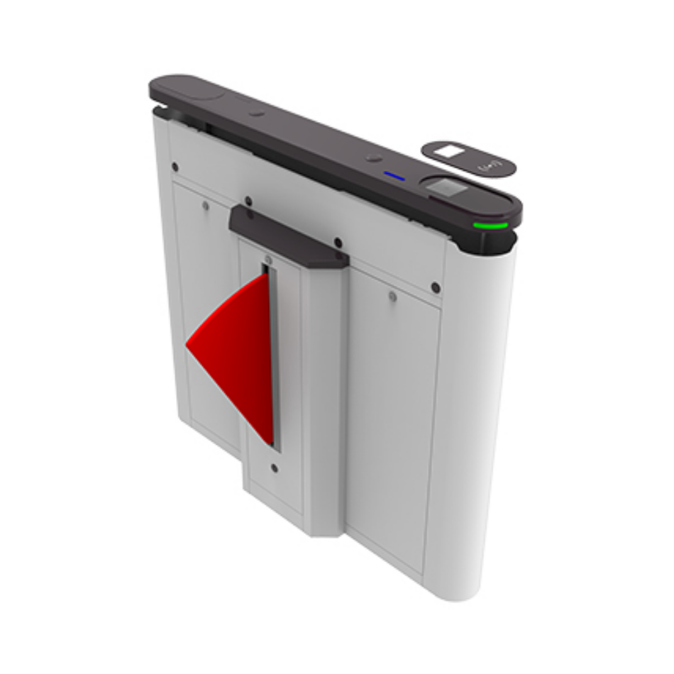 ZKTECO SATURN-F1200 - BARRERA PEATONAL FLAP DE ALTO TRAFICO - DOBLE HOJA