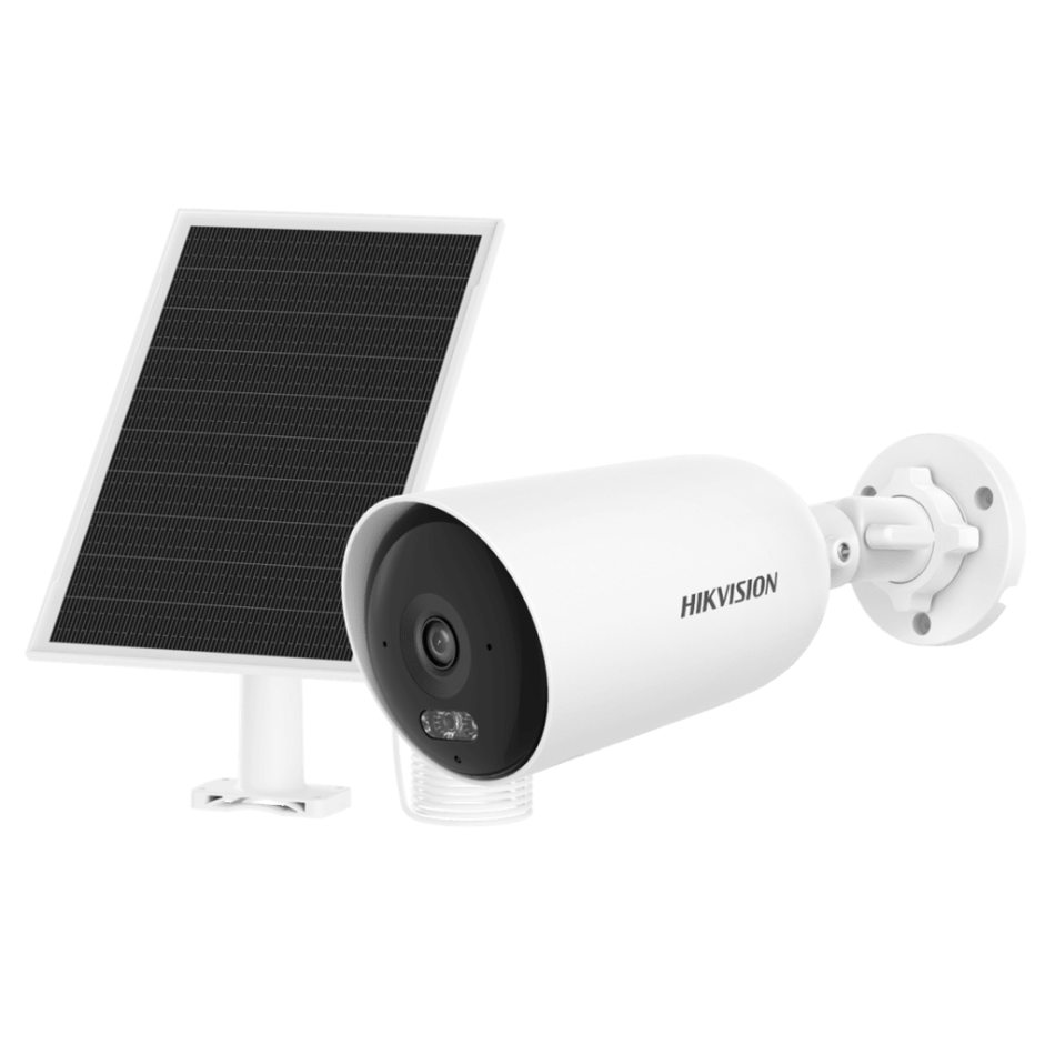 HIKVISION DS-2CFS04/4G CÁMARA DE SEGURIDAD 4G 4MP IR30M CON PANEL SOLAR 8W Y BATERÍA 9000 mAh