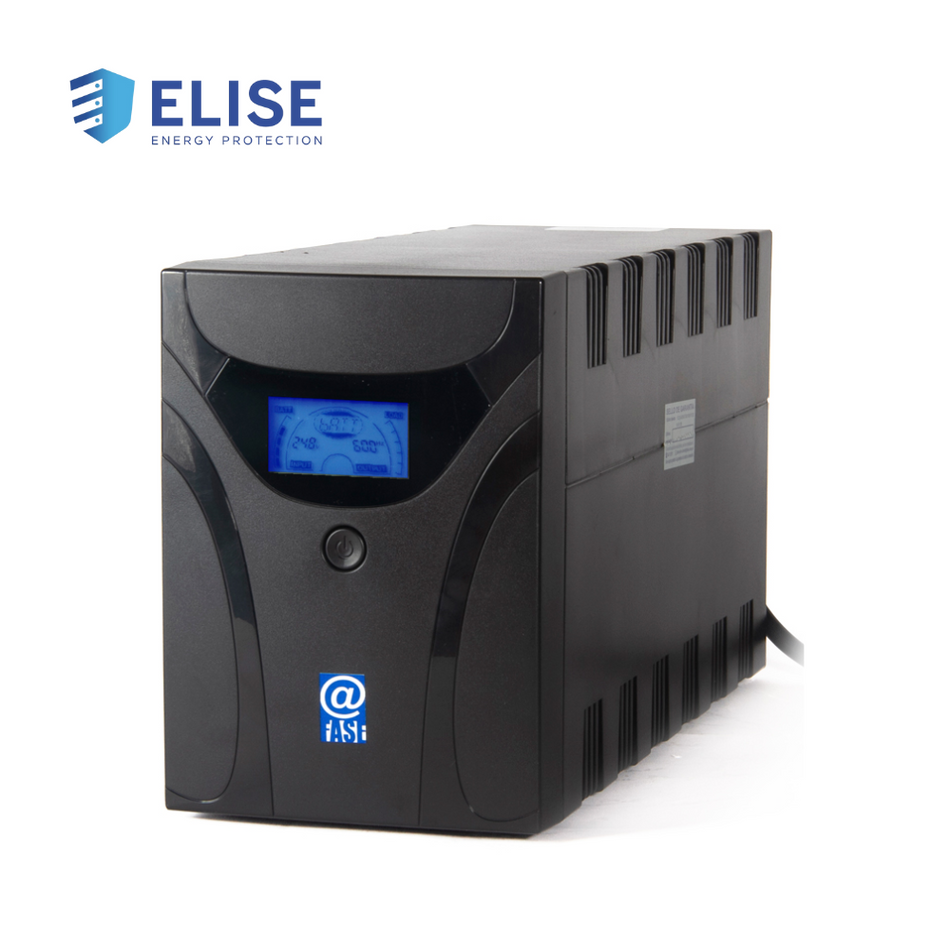 UPS INTERACTIVO ELISE FASE, AUR-1500-LCD-USB, 1500 VA / 900 W, PUERTO INTELIGENTE USB-HID.
