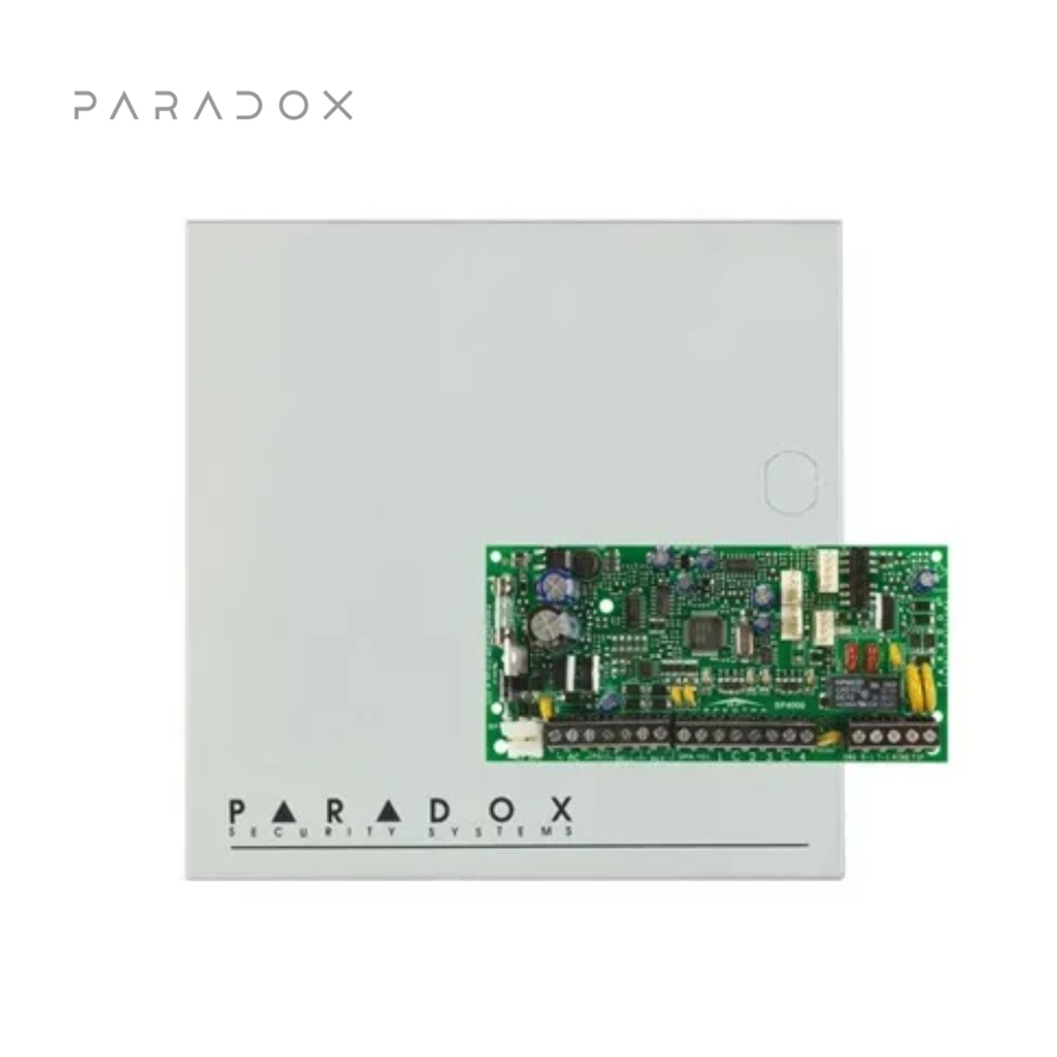 PARADOX SP4000 + CAJA 8X10X3 CENTRAL CONTRAROBO / 4 ZONAS