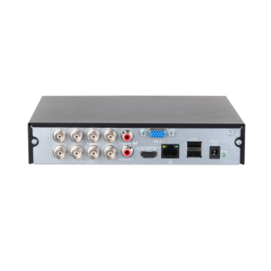 DAHUA DH-XVR1B08-I/T Grabador XVR 8CH Penta-brid 1080N/720P WizSense 1 Bahía HDD Audio Bidireccional Coaxial