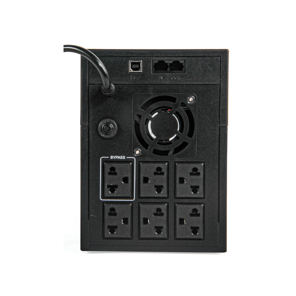 UPS INTERACTIVO ELISE FASE, AUR-1500-LCD-USB, 1500 VA / 900 W, PUERTO INTELIGENTE USB-HID.