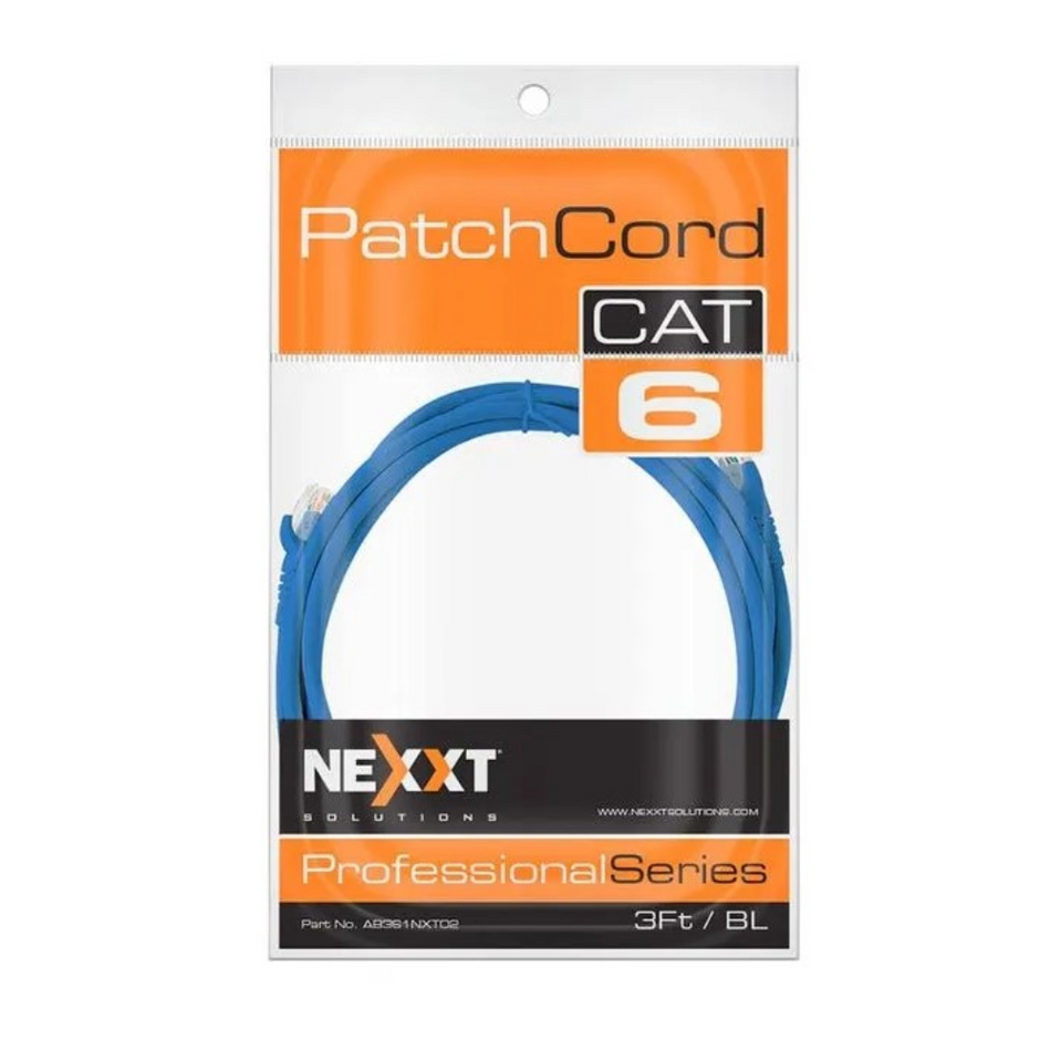 NEXXT SOLUTIONS 798302030541 - PATCH CORD - CAT6 3FT. 0.91 MTS