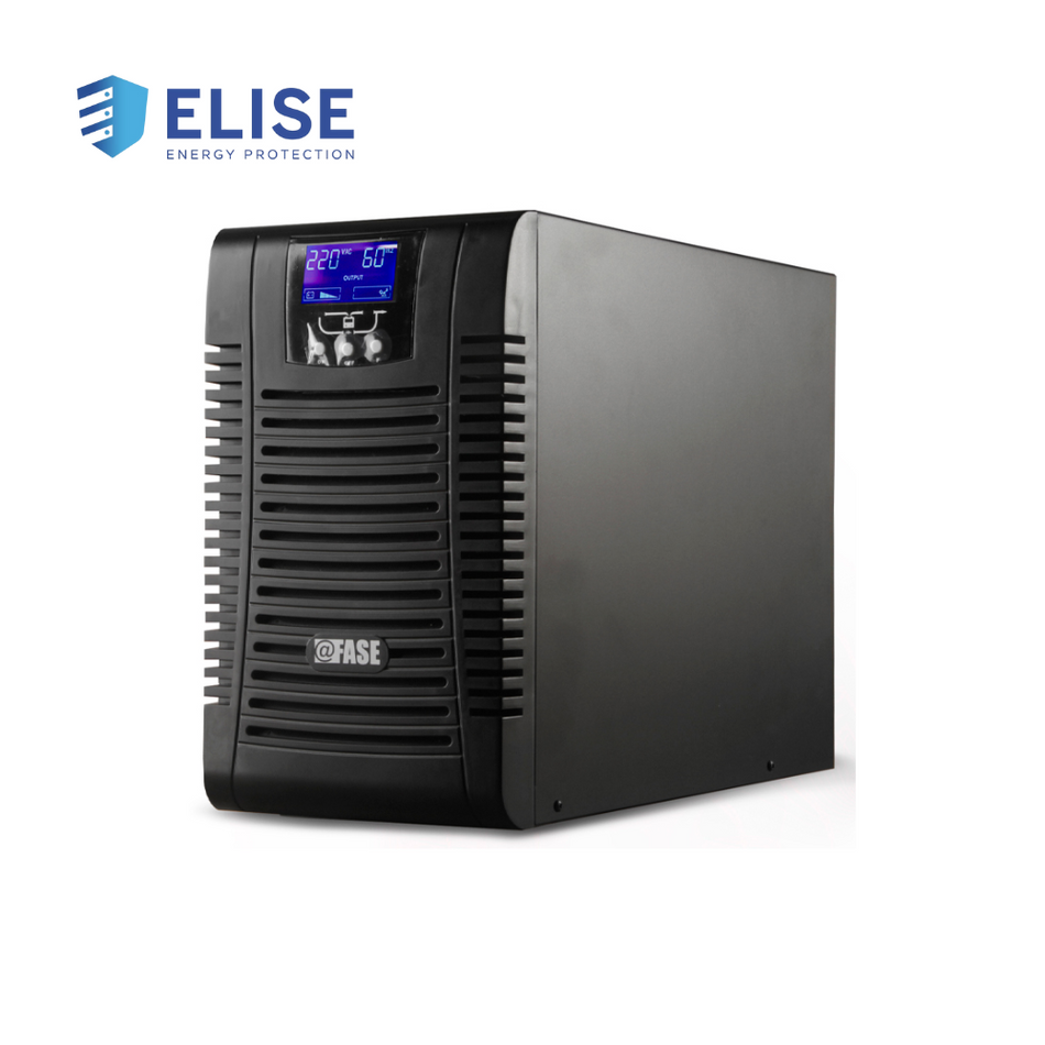 UPS ELISE FASE ONLINE SERIE ZEN 3000VA / 2700W / 6 TOMAS DE SALIDA NEMA 5-15 / USB