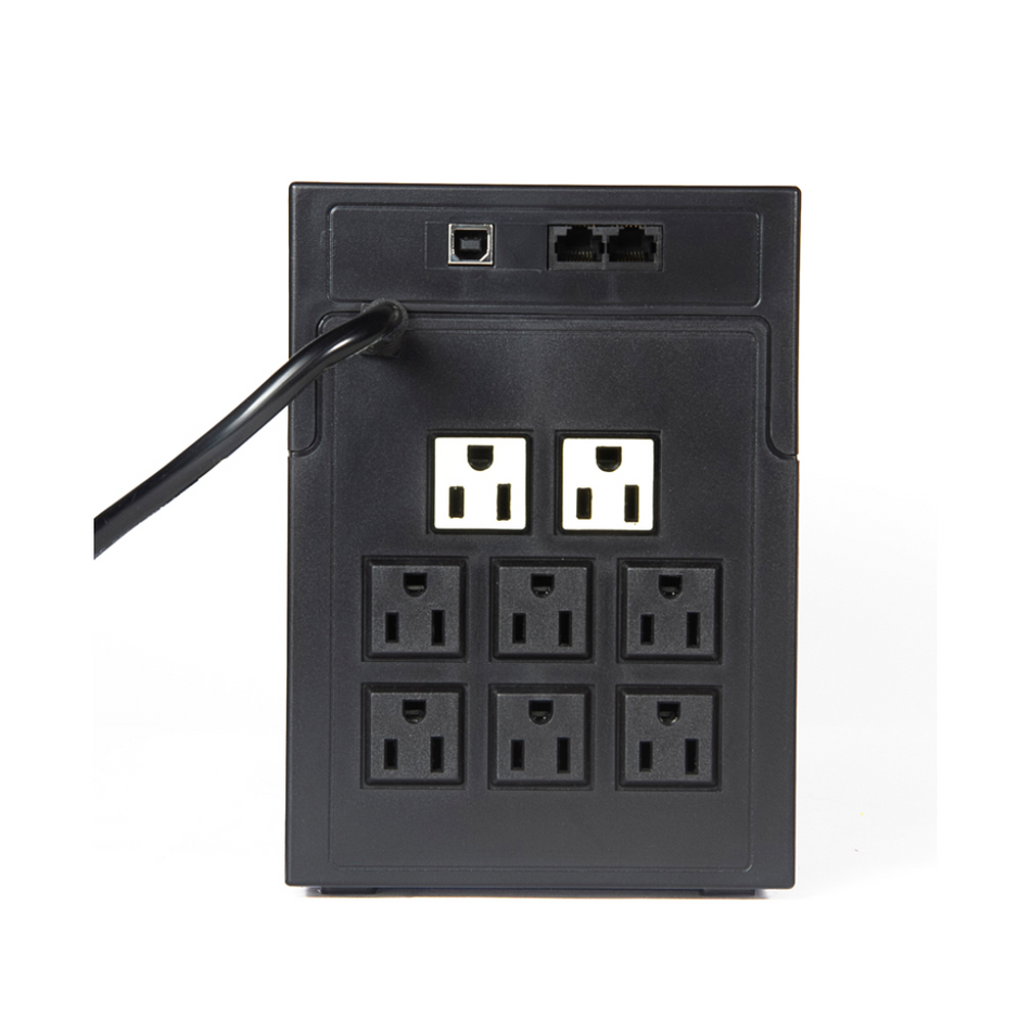 UPS INTERACTIVO ELISE FASE, AUR-1000-LCD-USB, 1000 VA / 600 W, PUERTO INTELIGENTE USB-HID