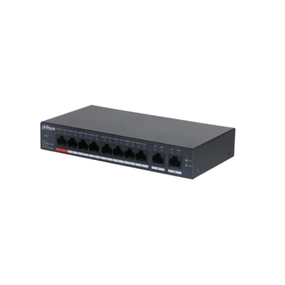 DAHUA DH-CS4010-8ET-110 SWITCH POE CLOUD (DOLYNK) L2 10P (8P POE 10/100 + 2P UPLINK GIG), 110W (P1 90W)