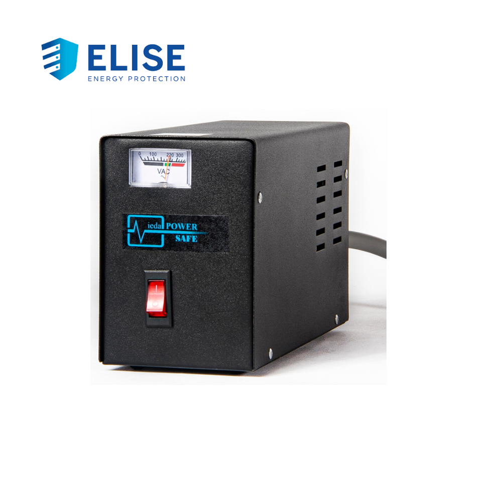 ESTABILIZADOR ELISE IEDA PODER LCR20-4.5%, SOLIDO, 2.0KVA, 220V, 4 TOMAS A 220VAC.