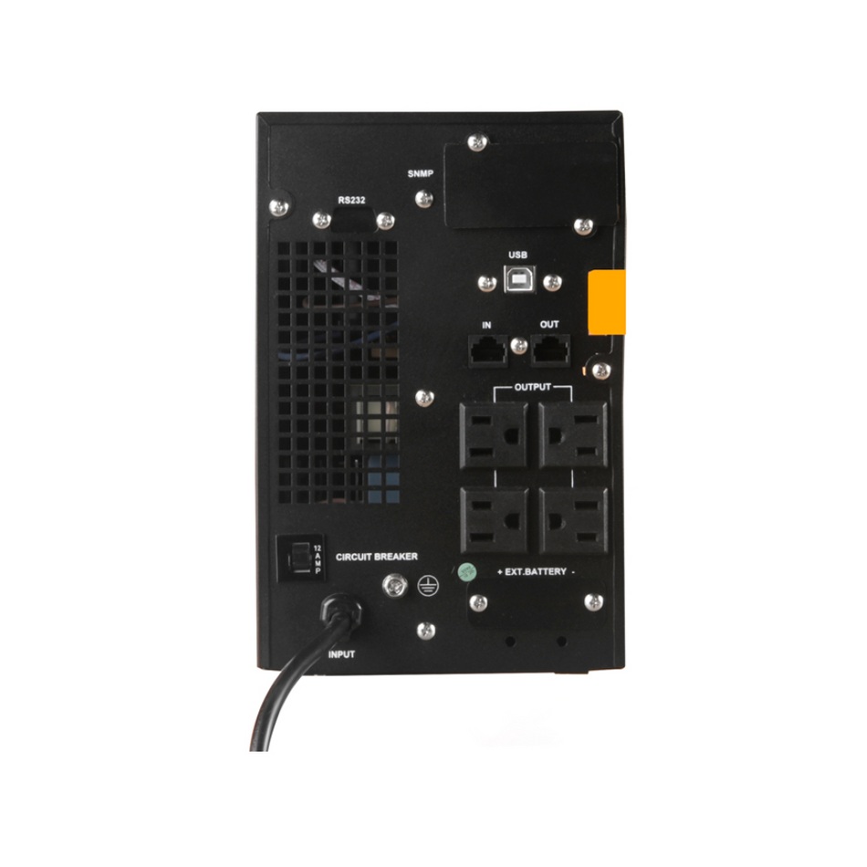UPS ELISE FASE ONLINE SERIE ZEN 2000VA / 1800W / 4 TOMAS DE SALIDA NEMA 5-15 / RS232 / USB