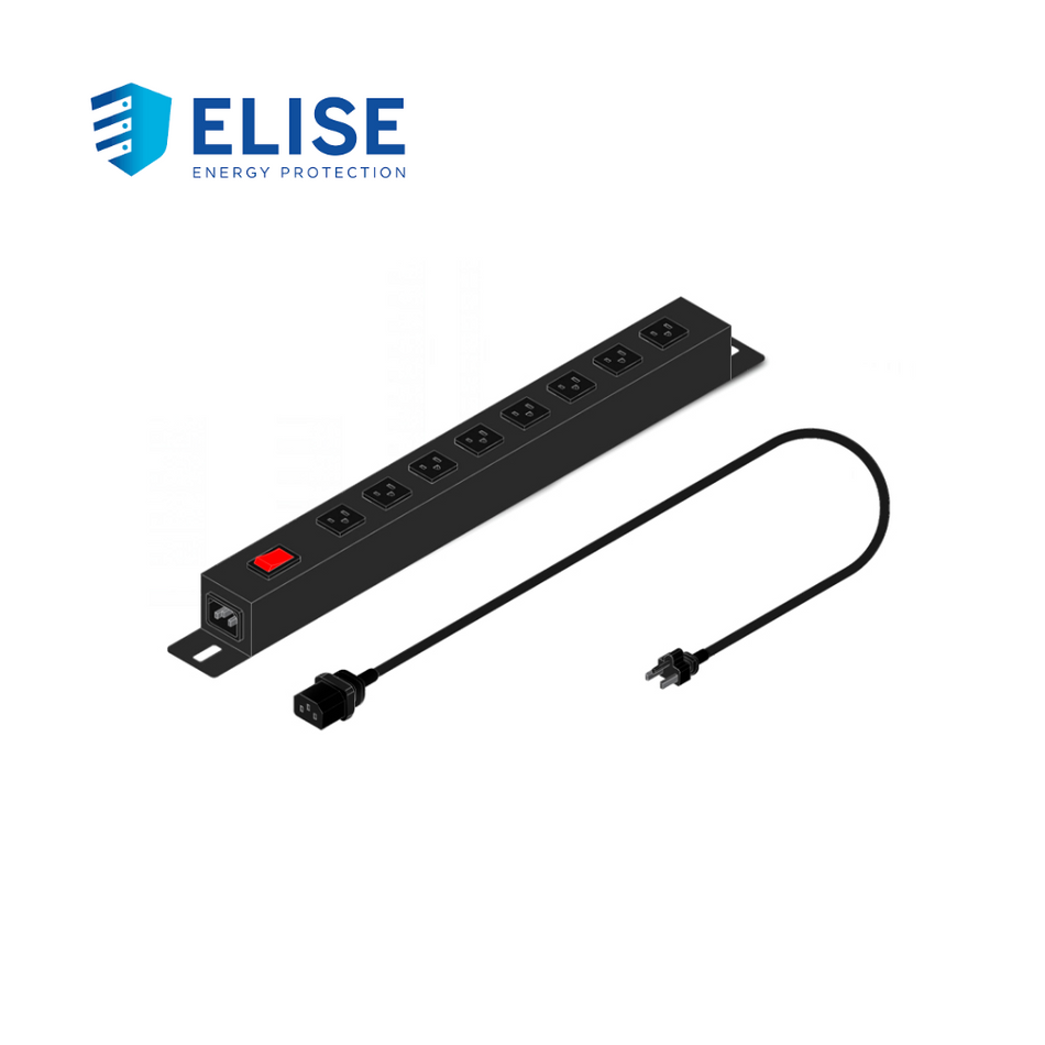 UNIDAD DE DISTRIBUCIÓN DE ENERGÍA (PDU), MODELO: PDU-H-08T-10A-8(N5-15R)-C14-1U