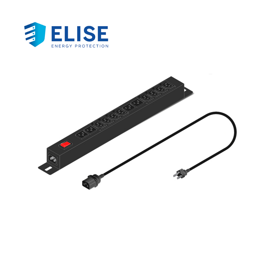 UNIDAD DE DISTRIBUCIÓN DE ENERGÍA (PDU), MODELO: PDU-H-12T-10A-4(N5-15R)-8(C13)-C14-1U