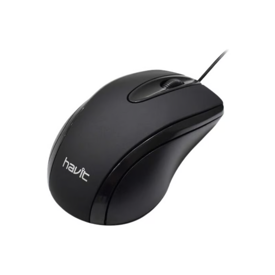 HAVIT HV-MS753 - MOUSE ALAMBRICO OPTICO NEGRO - CONEXION USB