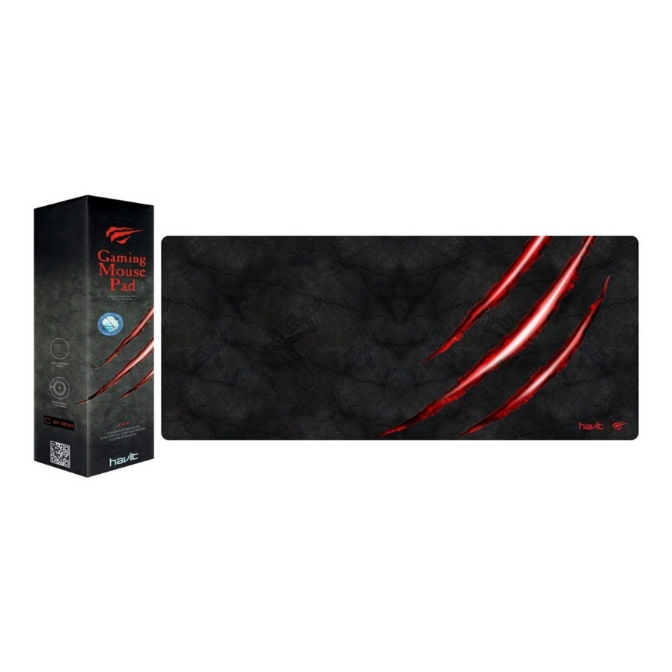 HAVIT HV-MP860 - MOUSE PAD NEGRO - TELA Y CAUCHO - MEDIDA 700X300X3MM