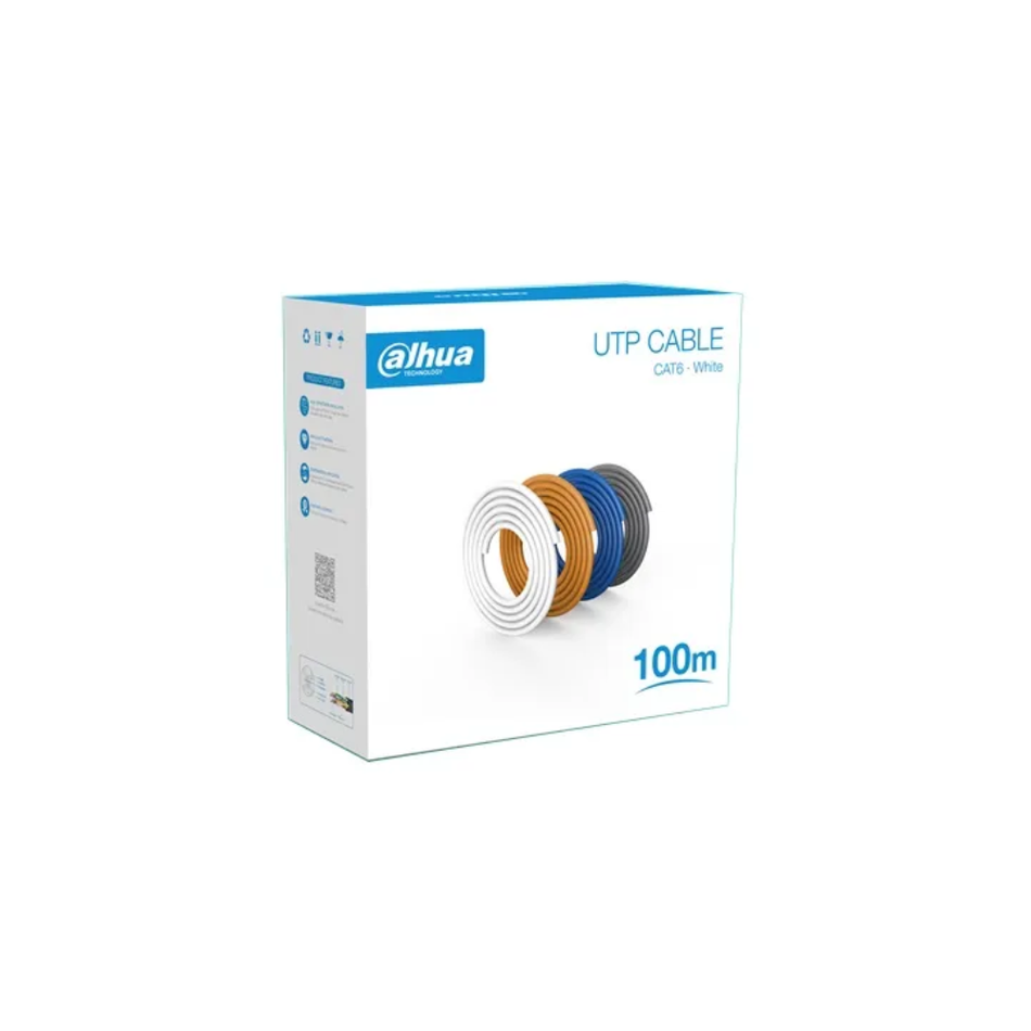 DAHUA DH-PFM920I-6U-C-100 CABLE DE RED UTP CAT6 ROLLO 100 MTS