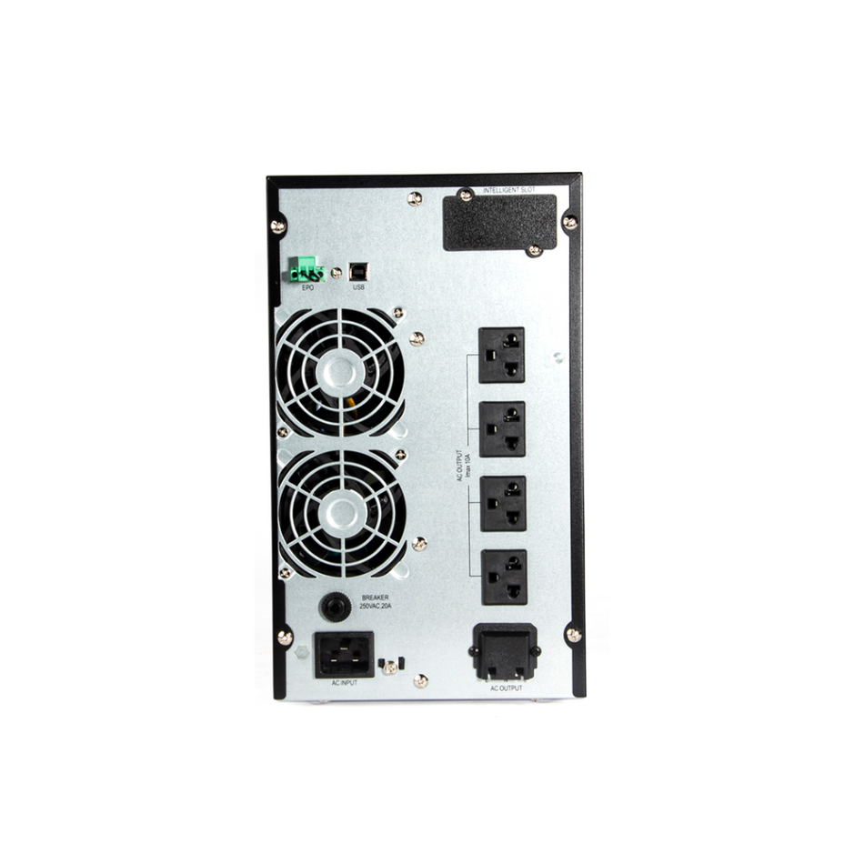 UPS ELISE UDC-3K-T-G2, ON-LINE, 3KVA, 2.7KW, 100V ~ 300VAC, DISPLAY LCD.