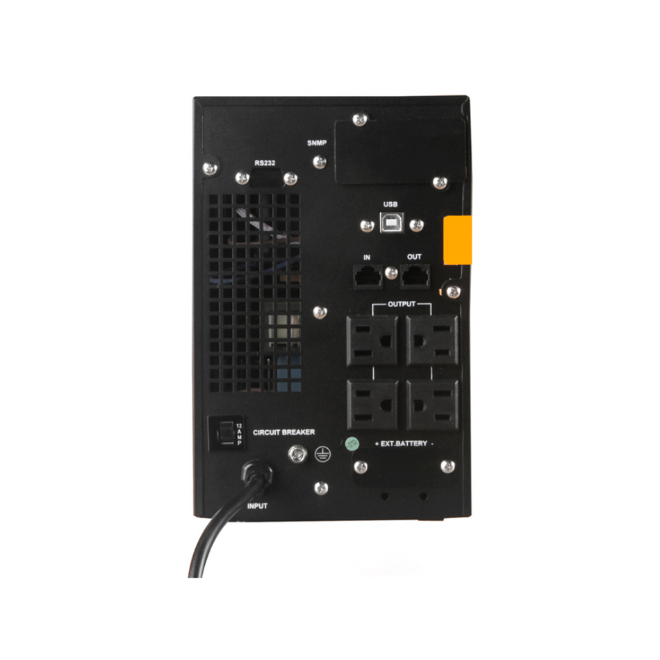 UPS ELISE FASE ONLINE SERIE ZEN 2000VA / 1800W / 4 TOMAS DE SALIDA NEMA 5-15 / RS232 / USB