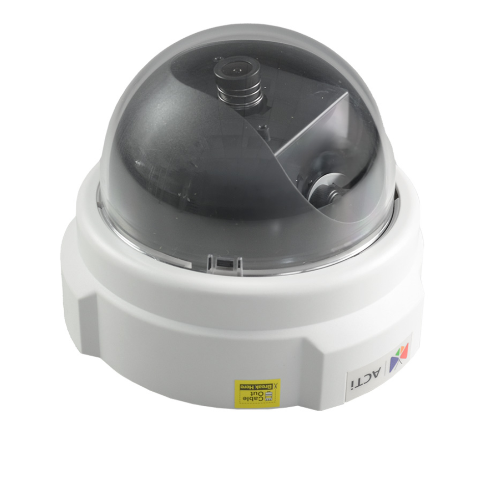 ACTI D51 CÁMARA IP DOMO INTERIOR 1MP, LENTE 3.6MM