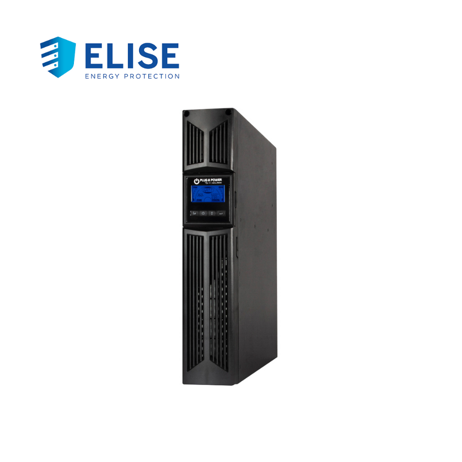 UPS ELISE PLUG & POWER URT-2K, ON-LINE, 2000VA, 1800W, 220V, DB-9 RS-232/USB.