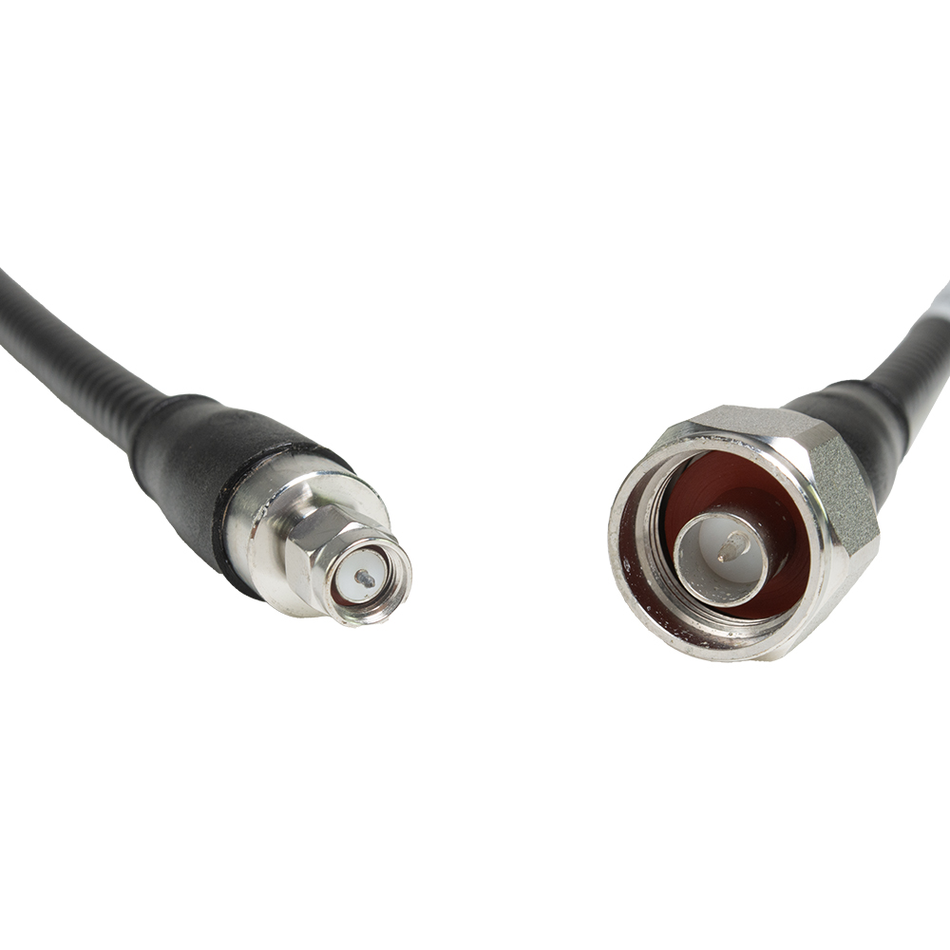 AMPHENOL AFK197-3 PIGTAIL O JUMPER COAXIAL AMPHENOL SUPERFLEX PRECONECTORIZADO 1/4" N-MACHO/SMA-MACHO, LONGITUD DE 1.2M, MODELO AFK197-3