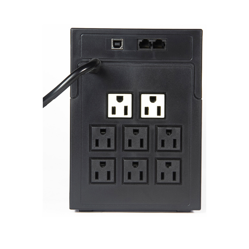 UPS INTERACTIVO ELISE @FASE, AUR-650-LCD-USB, 650VA / 360W, PUERTO INTELIGENTE USB-HID.